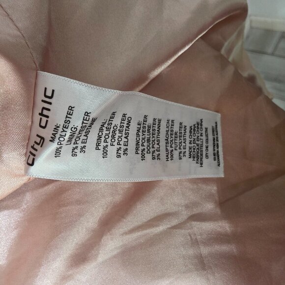 City Chic Pink Wrap Maxi Dress 18 | Cold Shoulder Strappy Formal Gown - Picture 15 of 16